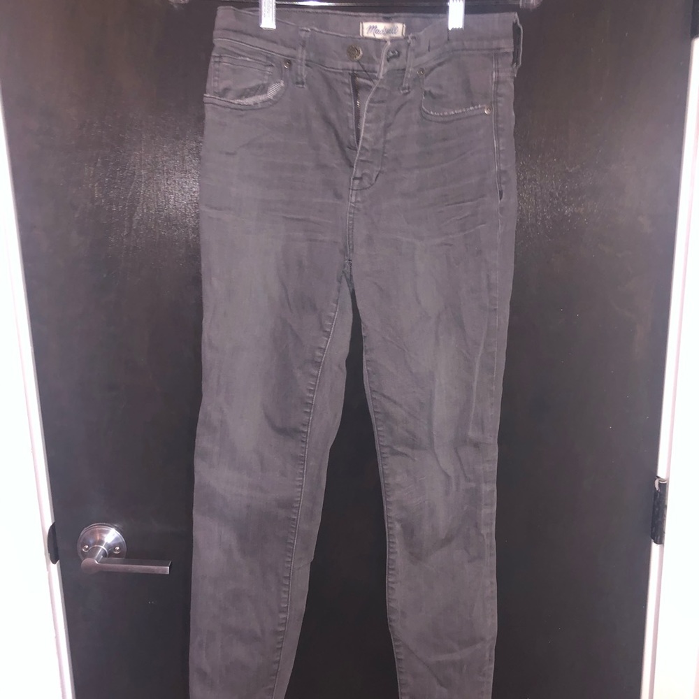 Madewell “high riser” skinny jeans